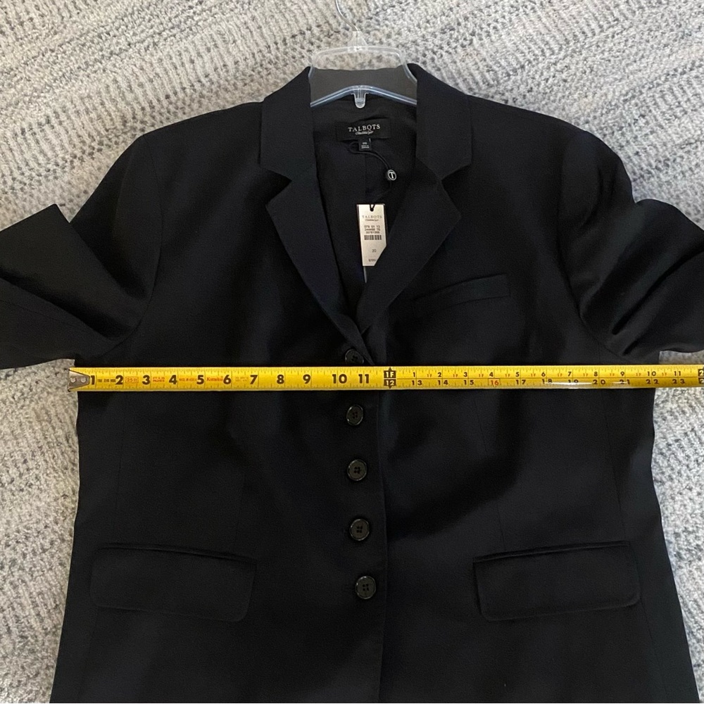 Talbots Lightweight Wool Blazer Jacket - image 7